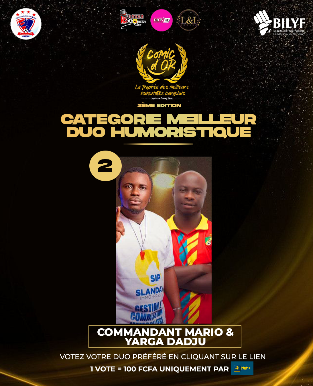 COMMANDANT MARIO & YARGA DADJU